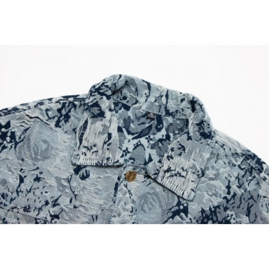 LOUIS VUITTON Louis Vuitton Denim Coat 2023FW VIP Sale Exceptional LOUIS VUITTON Louis Vuitton Denim Coat 2023FW VIP Sale Exceptional