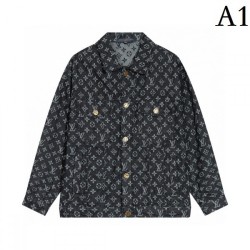 LOUIS VUITTON Louis Vuitton denim coat 2023FW latest hot topic