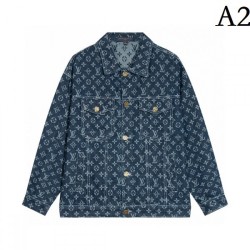 LOUIS VUITTON Louis Vuitton denim coat 2023FW latest hot topic