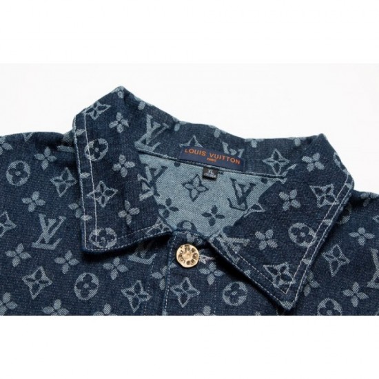 LOUIS VUITTON Louis Vuitton denim coat 2023FW latest hot topic LOUIS VUITTON Louis Vuitton denim coat 2023FW latest hot topic