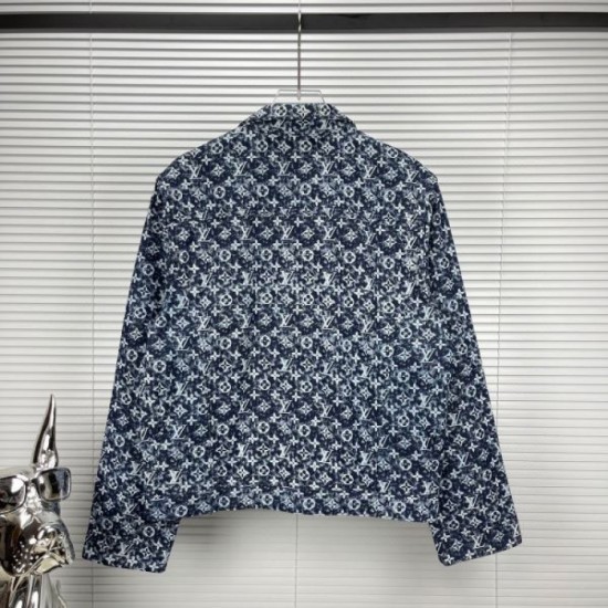 LOUIS VUITTON Louis Vuitton denim coat 2023FW online only LOUIS VUITTON Louis Vuitton denim coat 2023FW online only