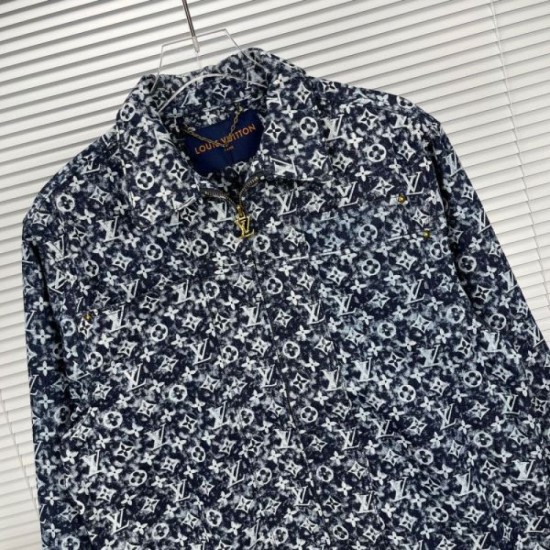 LOUIS VUITTON Louis Vuitton denim coat 2023FW online only LOUIS VUITTON Louis Vuitton denim coat 2023FW online only