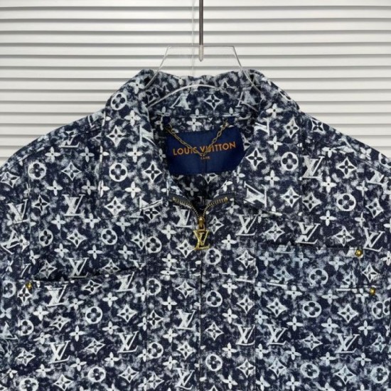 LOUIS VUITTON Louis Vuitton denim coat 2023FW online only LOUIS VUITTON Louis Vuitton denim coat 2023FW online only