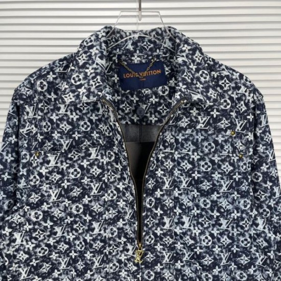 LOUIS VUITTON Louis Vuitton denim coat 2023FW online only LOUIS VUITTON Louis Vuitton denim coat 2023FW online only