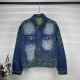 LOUIS VUITTON Louis Vuitton denim coat 2023FW very popular item LOUIS VUITTON Louis Vuitton denim coat 2023FW very popular item