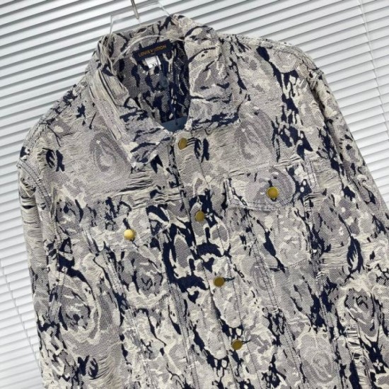 LOUIS VUITTON Louis Vuitton denim coat 2023FW Great as a gift LOUIS VUITTON Louis Vuitton denim coat 2023FW Great as a gift