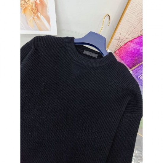 PRADA Prada sweater 2023FW with the latest and stylish logo PRADA Prada sweater 2023FW with the latest and stylish logo