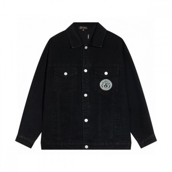 VERSACE Versace denim coat 2023FW Cool design VERSACE Versace denim coat 2023FW Cool design