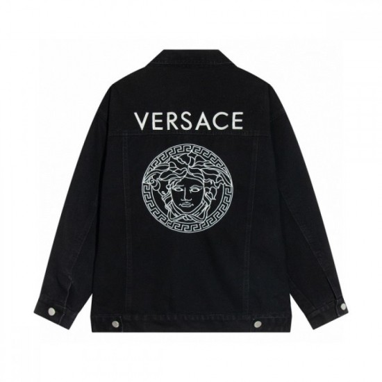 VERSACE Versace denim coat 2023FW Cool design VERSACE Versace denim coat 2023FW Cool design