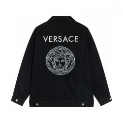 VERSACE Versace Denim Coat 2023FW Sale Fall New Item