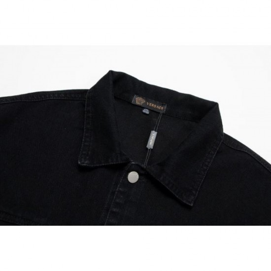 VERSACE Versace Denim Coat 2023FW Sale Fall New Item VERSACE Versace Denim Coat 2023FW Sale Fall New Item