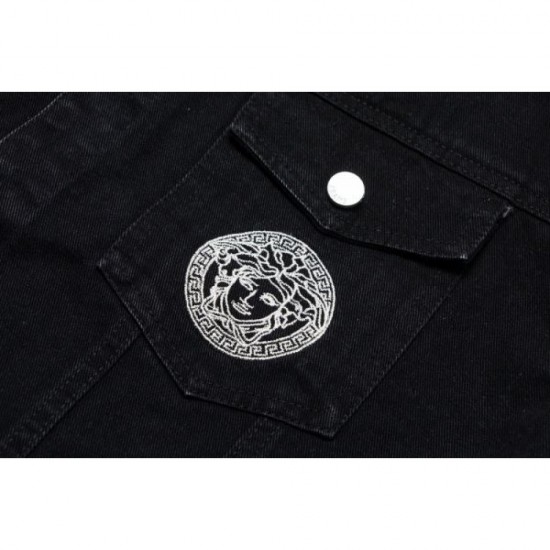 VERSACE Versace Denim Coat 2023FW Sale Fall New Item VERSACE Versace Denim Coat 2023FW Sale Fall New Item