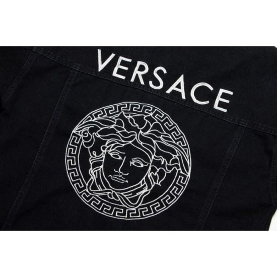 VERSACE Versace Denim Coat 2023FW Sale Fall New Item VERSACE Versace Denim Coat 2023FW Sale Fall New Item