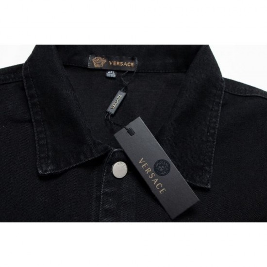 VERSACE Versace Denim Coat 2023FW Sale Fall New Item VERSACE Versace Denim Coat 2023FW Sale Fall New Item