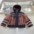 2023FW Classic Popular Thin Soft BURBERRY Burberry Lamb Hair Jacket