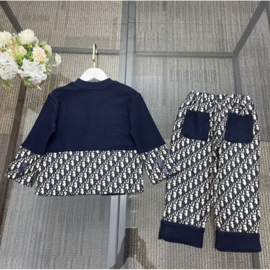 2023FW Elegant casual outfit DIOR top and bottom set 2023FW Elegant casual outfit DIOR top and bottom set