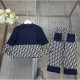 2023FW Elegant casual outfit DIOR top and bottom set 2023FW Elegant casual outfit DIOR top and bottom set