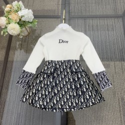 2023FW New Elegant DIOR Top and Bottom Set