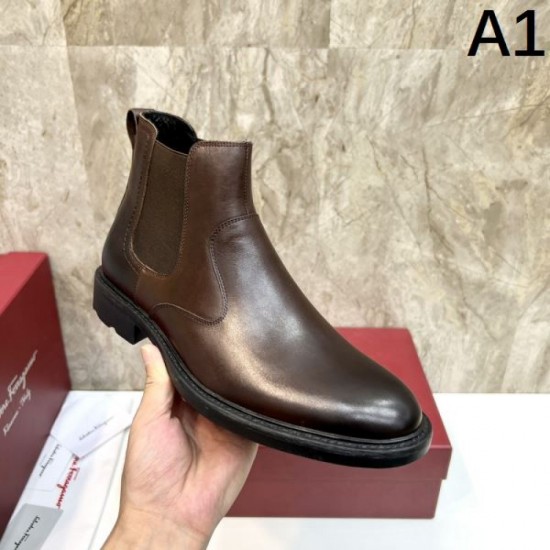 2023FW Casual Standard FERRAGAMO Salvatore Ferragamo Boots 2023FW Casual Standard FERRAGAMO Salvatore Ferragamo Boots