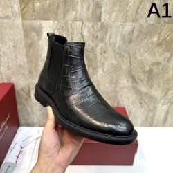 2023FW FERRAGAMO Salvatore Ferragamo boots with a strong sense of neatness