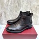 2023FW FERRAGAMO Salvatore Ferragamo boots with a strong sense of neatness 2023FW FERRAGAMO Salvatore Ferragamo boots with a strong sense of neatness