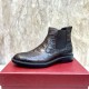 2023FW FERRAGAMO Salvatore Ferragamo boots with a strong sense of neatness 2023FW FERRAGAMO Salvatore Ferragamo boots with a strong sense of neatness