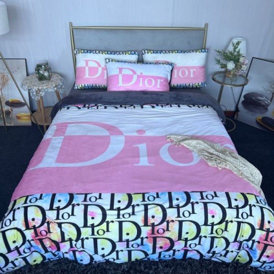 2023FW Latest Ahead Stylish Logo DIOR Bedding 2023FW Latest Ahead Stylish Logo DIOR Bedding