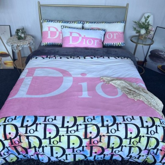 2023FW Latest Ahead Stylish Logo DIOR Bedding 2023FW Latest Ahead Stylish Logo DIOR Bedding