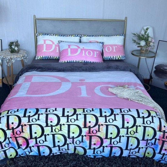 2023FW Latest Ahead Stylish Logo DIOR Bedding 2023FW Latest Ahead Stylish Logo DIOR Bedding