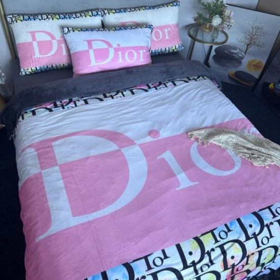 2023FW Latest Ahead Stylish Logo DIOR Bedding 2023FW Latest Ahead Stylish Logo DIOR Bedding