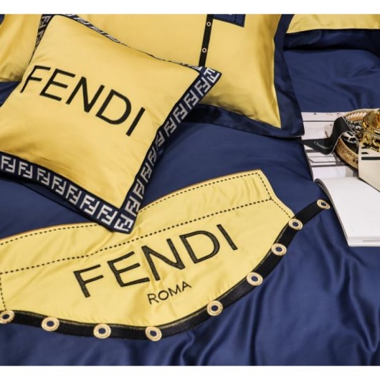 2023FW Latest Ahead Stylish Logo FENDI Bedding 2023FW Latest Ahead Stylish Logo FENDI Bedding