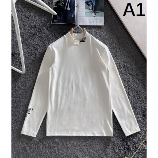 PRADA Prada T-shirt 2023FW Available in stock Used by overseas celebrities PRADA Prada T-shirt 2023FW Available in stock Used by overseas celebrities