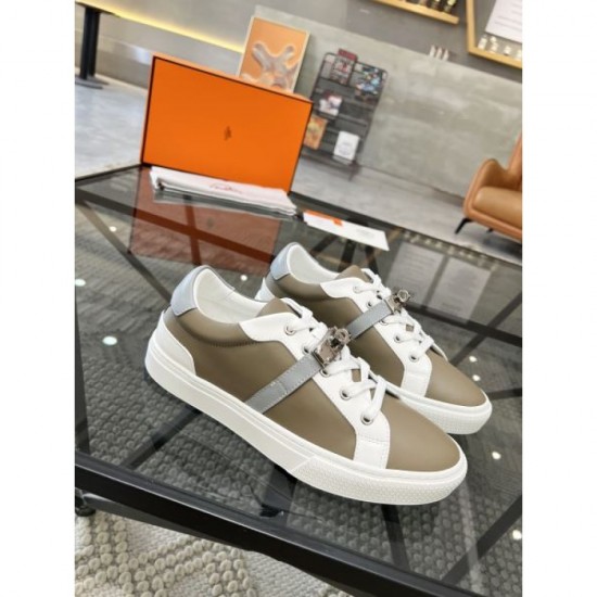 2023FW HERMES casual shoes that give you a youthful impression and a lively look 2023FW HERMES casual shoes that give you a youthful impression and a lively look