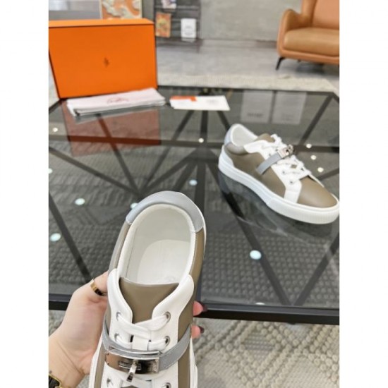 2023FW HERMES casual shoes that give you a youthful impression and a lively look 2023FW HERMES casual shoes that give you a youthful impression and a lively look
