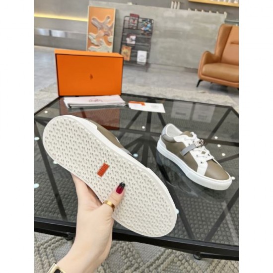 2023FW HERMES casual shoes that give you a youthful impression and a lively look 2023FW HERMES casual shoes that give you a youthful impression and a lively look