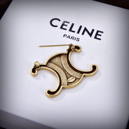 CELINE Celine outstanding brand print 2023FW brooch CELINE Celine outstanding brand print 2023FW brooch