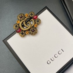 2023FW Brooch GUCCI Gucci Used by celebrities and celebrities