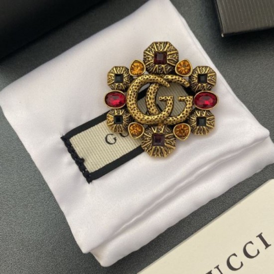 2023FW Brooch GUCCI Gucci Used by celebrities and celebrities 2023FW Brooch GUCCI Gucci Used by celebrities and celebrities