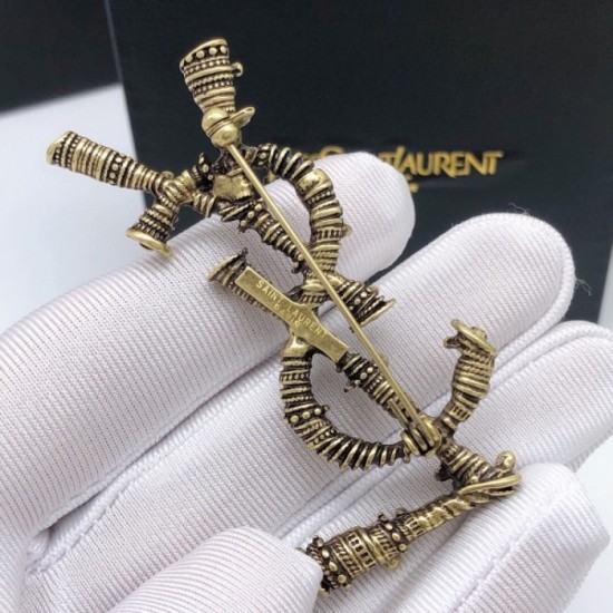 2023SS brooch sold out essential limited SALE YSL Yves Saint Laurent 2023SS brooch sold out essential limited SALE YSL Yves Saint Laurent