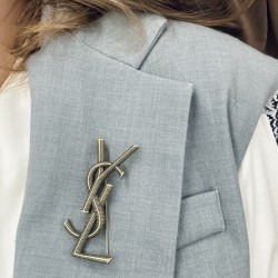 2023SS brooch popular new logo YSL Yves Saint Laurent