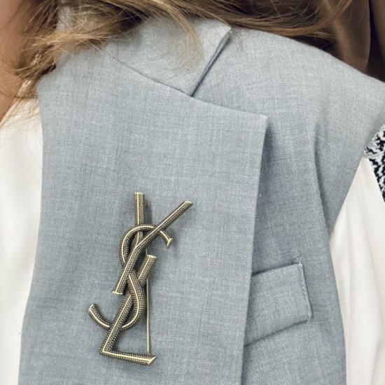 2023SS brooch popular new logo YSL Yves Saint Laurent 2023SS brooch popular new logo YSL Yves Saint Laurent