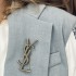 2023SS brooch popular new logo YSL Yves Saint Laurent