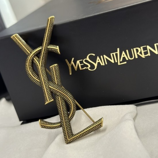 2023SS brooch popular new logo YSL Yves Saint Laurent 2023SS brooch popular new logo YSL Yves Saint Laurent