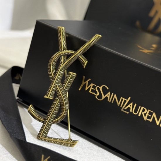 2023SS brooch popular new logo YSL Yves Saint Laurent 2023SS brooch popular new logo YSL Yves Saint Laurent