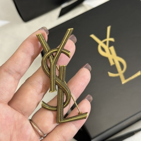 2023SS brooch popular new logo YSL Yves Saint Laurent 2023SS brooch popular new logo YSL Yves Saint Laurent