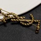 YSL Yves Saint Laurent Brooch 2023SS Big trend of the year YSL Yves Saint Laurent Brooch 2023SS Big trend of the year