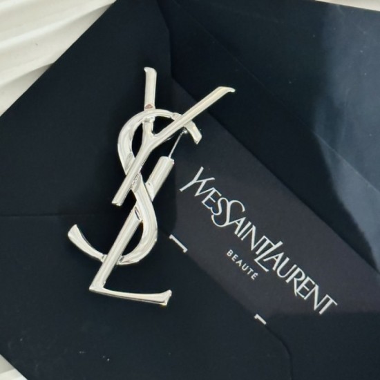 YSL Yves Saint Laurent Brooch 2023SS Unique Design YSL Yves Saint Laurent Brooch 2023SS Unique Design