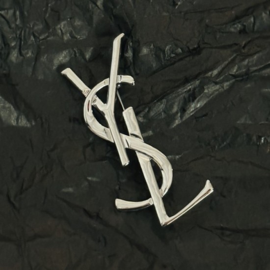 YSL Yves Saint Laurent Brooch 2023SS Unique Design YSL Yves Saint Laurent Brooch 2023SS Unique Design