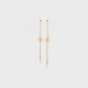 CELINE Celine earrings 2023SS classic popular thin soft CELINE Celine earrings 2023SS classic popular thin soft