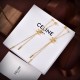 CELINE Celine earrings 2023SS classic popular thin soft CELINE Celine earrings 2023SS classic popular thin soft